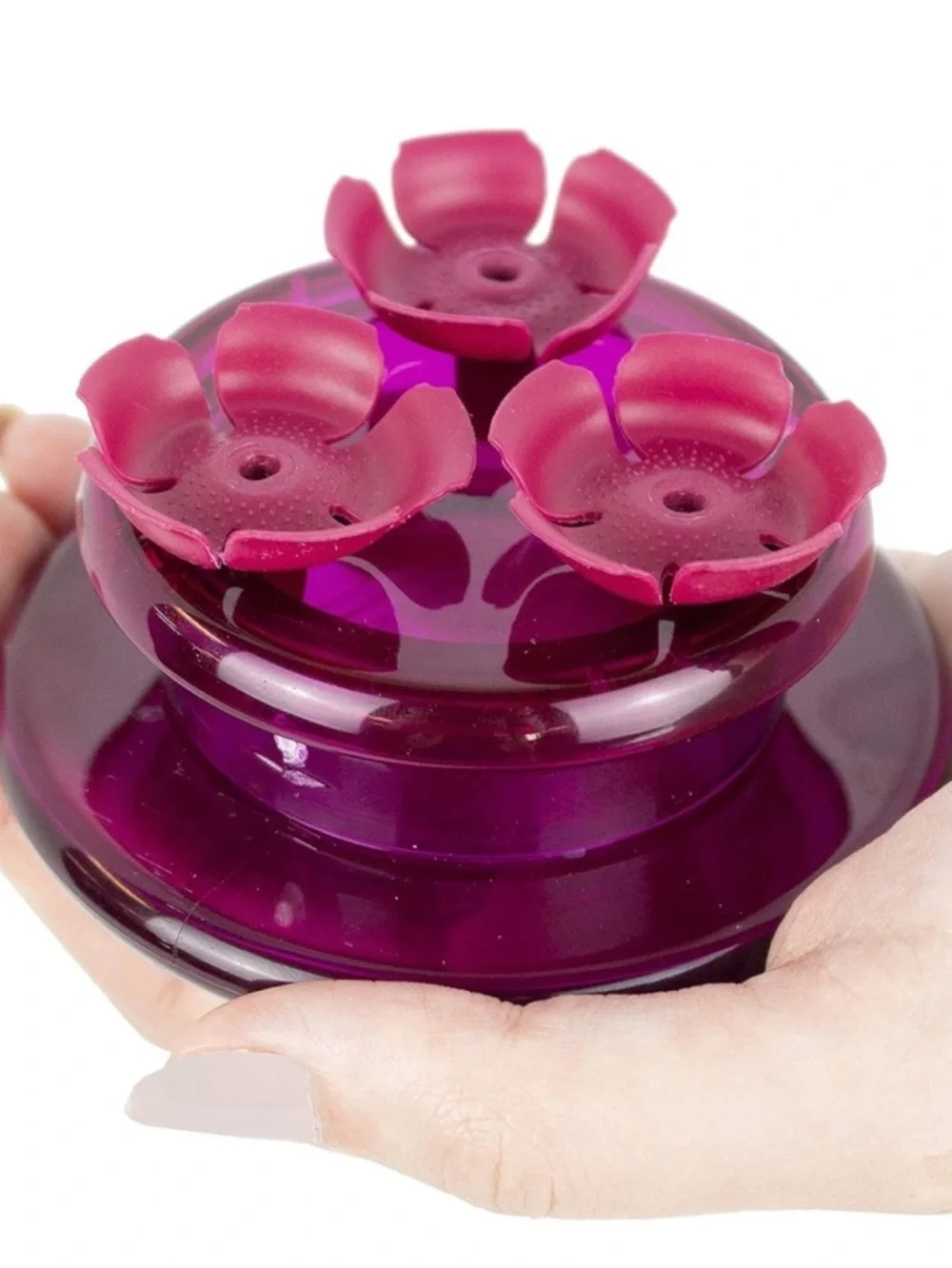 NIB | Perky-Pet | Hummingbird Plastic Handheld Nectar Bird Feeder | 3-Ports 2 oz